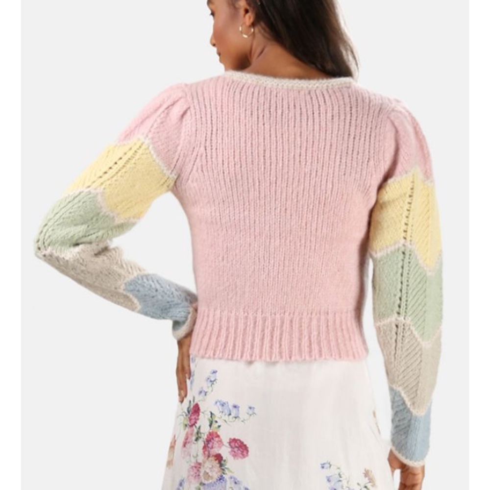 Loveshackfancy Aspen Pullover S - image 3